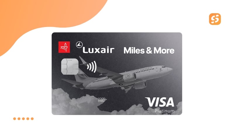 Atouts du programme Miles & More Luxair Visa de Spuerkees