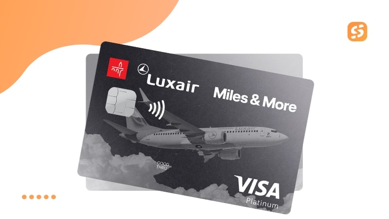 Carte bancaire Miles & More Luxair de Spuerkees