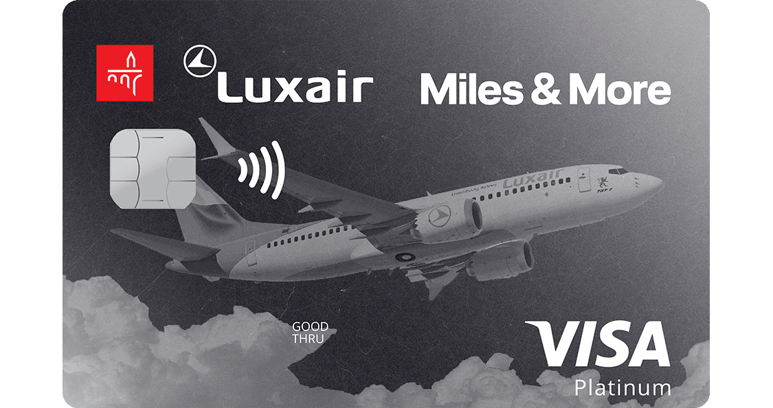 Miles & More Luxair Visa de Spuerkees