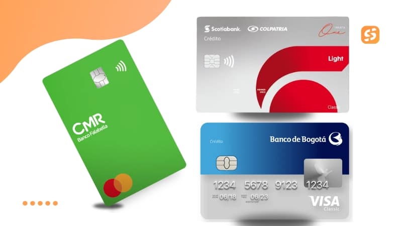 mejores tarjetas de crédito para mal crédito en Colombia