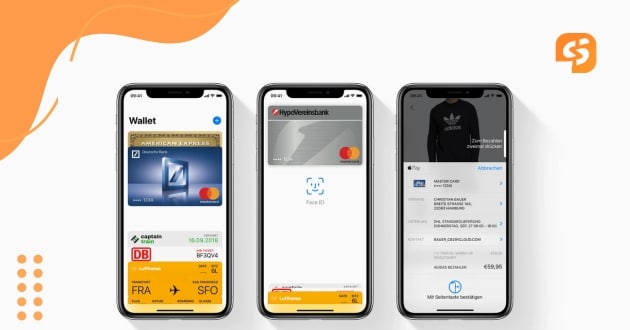 Kreditkarte mit Apple Pay