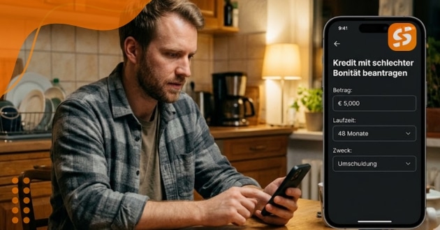 Kredit mit schlechter Bonität beantragen