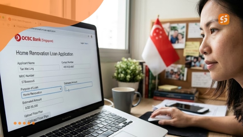 Compare renovation loan Singapore banks