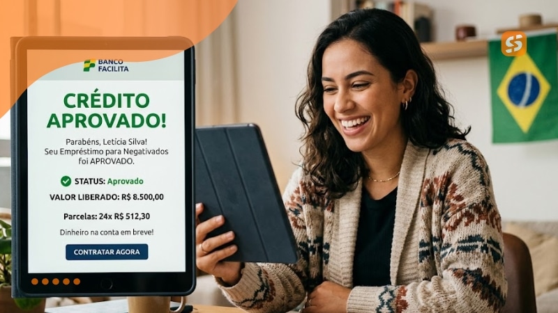 empréstimo online para negativado