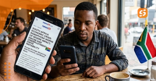 South Africa economic crisis news