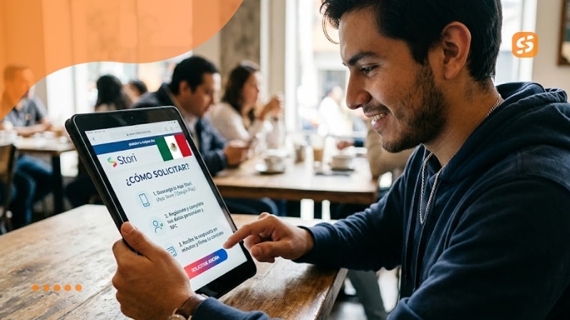 cómo solicitar tarjeta Stori desde la app