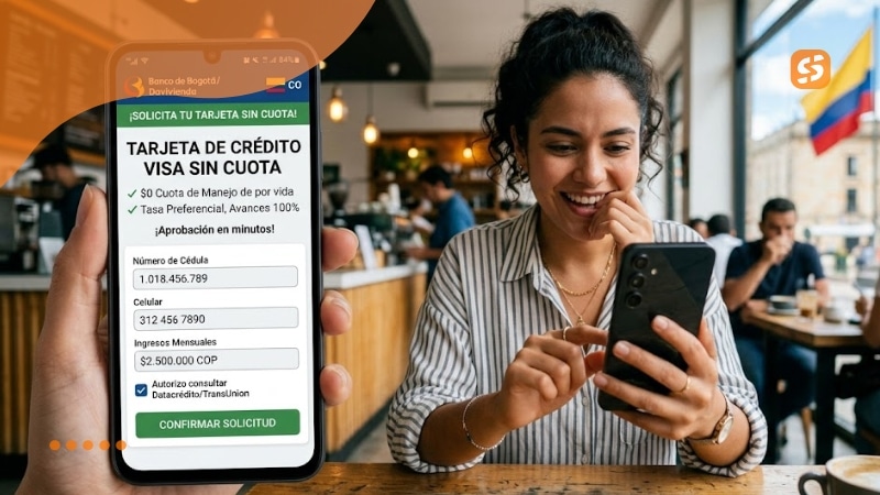 tarjetas de crédito sin cuota de manejo Colombia