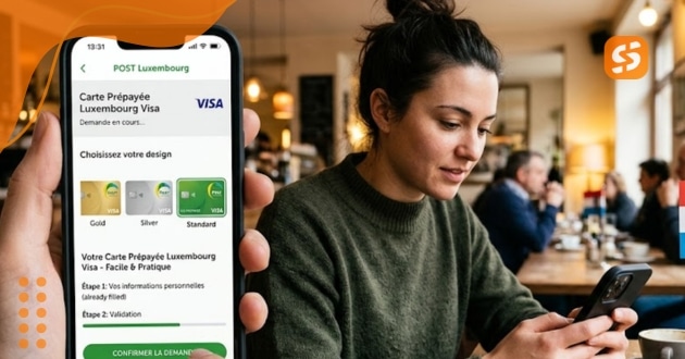 carte prépayée Luxembourg Visa