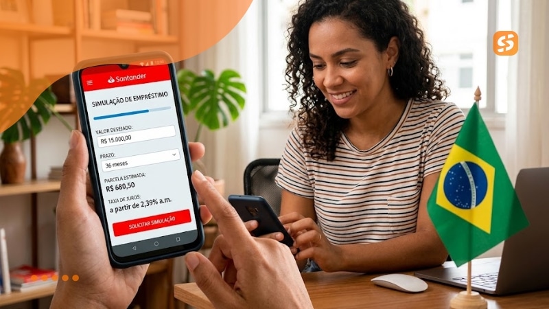 taxas de juros empréstimo pessoal santander